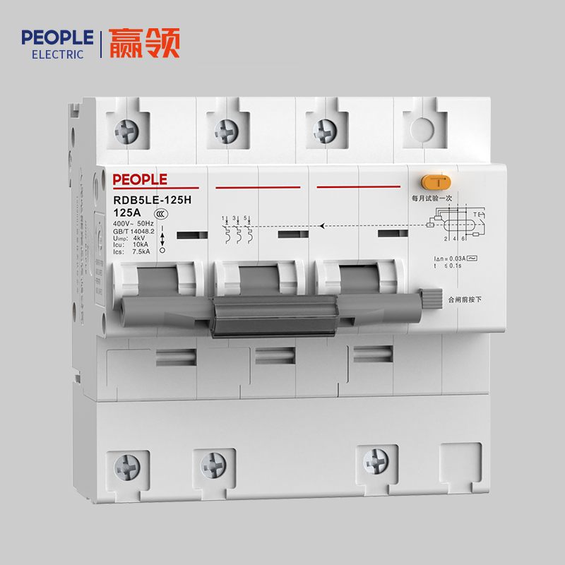 人民電器RDB5LE-125H系列剩余電流動作斷路器 